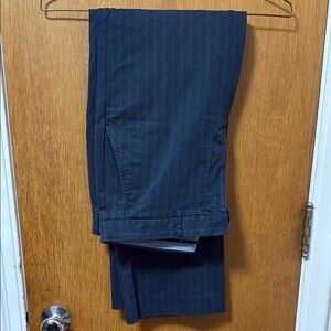 GAP Men's Dark Blue Pinstripe Dress Pants